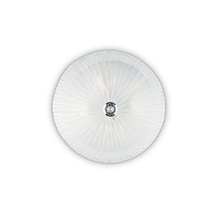 Plafoniera SHELL 008608, Ideal Lux, trasparent, 3 x 60W E27