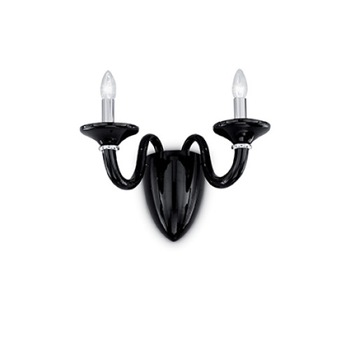 Aplica WHITE LADY 020525, Ideal Lux, negru, 2 x 40W E14 Aplica WHITE LADY 020525, Ideal Lux, negru, 2 x 40W E14