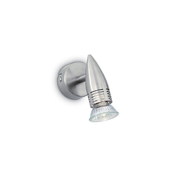 Aplica ALFA 009377, Ideal Lux, nichelat, 1 x 50W GU10 Aplica ALFA 009377, Ideal Lux, nichelat, 1 x 50W GU10