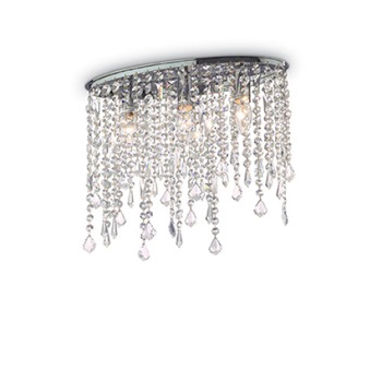 Plafoniera RAIN CLEAR 008370, Ideal Lux, cromat, 3 x 40W E14 Plafoniera RAIN CLEAR 008370, Ideal Lux, cromat, 3 x 40W E14