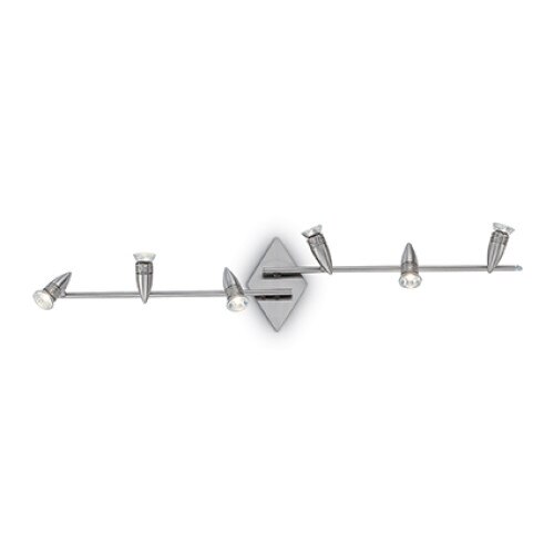 Plafoniera ALFA 006338, Ideal Lux, nichelat, 6 x 50W GU10