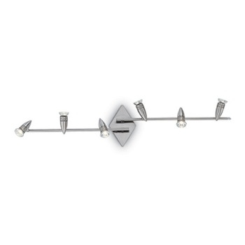 Plafoniera ALFA 006338, Ideal Lux, nichelat, 6 x 50W GU10 Plafoniera ALFA 006338, Ideal Lux, nichelat, 6 x 50W GU10
