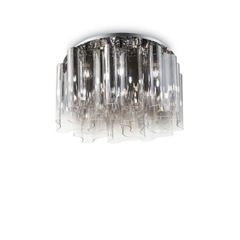Plafoniera COMPO 172804, Ideal Lux, fumuriu, 10 x 60W E27 Plafoniera COMPO 172804, Ideal Lux, fumuriu, 10 x 60W E27