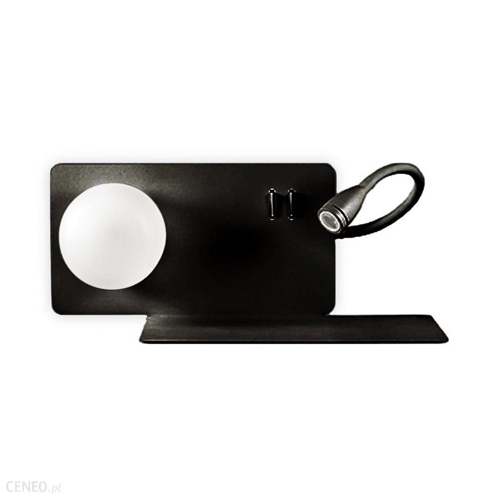 Aplica BOOK 174846, Ideal Lux, negru, 31W G9/LED