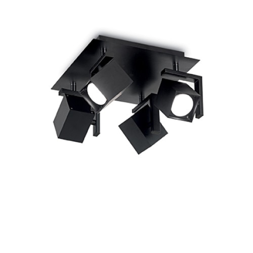 Plafoniera MOUSE 156712, Ideal Lux, negru, 4 x 50W GU10