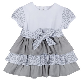 Rochita copii Chicco, jerse, maneca scurta, gri Rochita copii Chicco, jerse, maneca scurta, gri