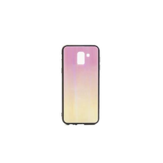 Husa Samsung Galaxy S7 G930 - Iberry Glass Roz/Galben