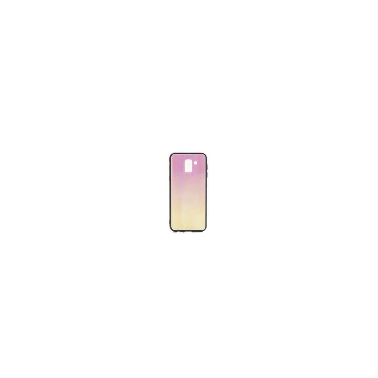 Husa Samsung Galaxy J6 2018 - Iberry Glass Roz/Galben