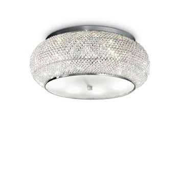 Plafoniera PASHA' 100791, Ideal Lux, auriu, 10 x 40W E14 Plafoniera PASHA' 100791, Ideal Lux, auriu, 10 x 40W E14
