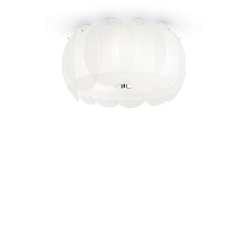 Plafoniera OVALINO 093963, Ideal Lux, alb, 5 x 60W E27 Plafoniera OVALINO 093963, Ideal Lux, alb, 5 x 60W E27