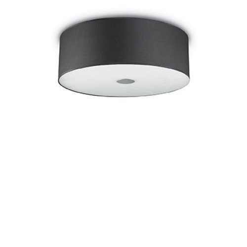 Plafoniera WOODY 103273, Ideal Lux, negru, 4 x 60W E27