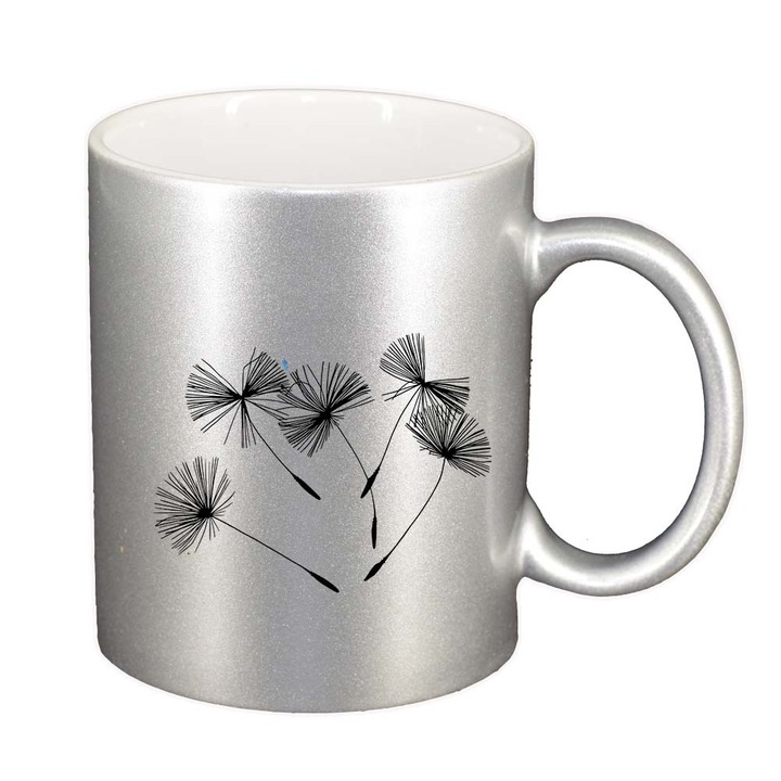 Чаша "Глухарче", перлено сребро, 330мл, D955