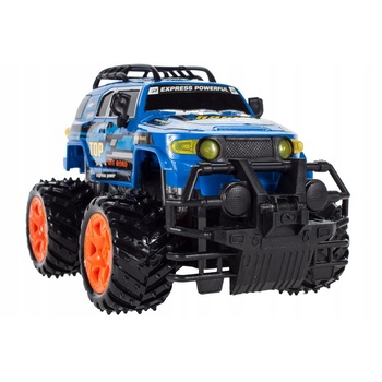 Masinuta cu telecomanda Off-Road Blue Fury 2019 , Marime 26.5 x 17 x 15cm , Sunete de motor realiste , Manevrabilitate Ridicata , Scara 1:16 , Telecomanda usor de folosit , Culoare Albastra Masinuta cu telecomanda Off-Road Blue Fury 2019 , Marime 26.5 x 17 x 15cm , Sunete de motor realiste , Manevrabilitate Ridicata , Scara 1:16 , Telecomanda usor de folosit , Culoare Albastra