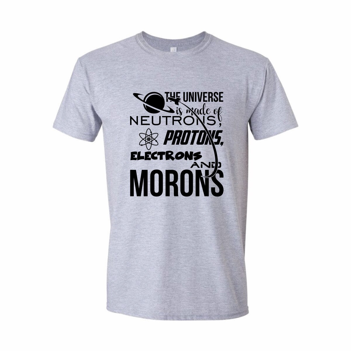 Tricou Personalizat pentru Barbati Gri Deschis, Marimea M - 