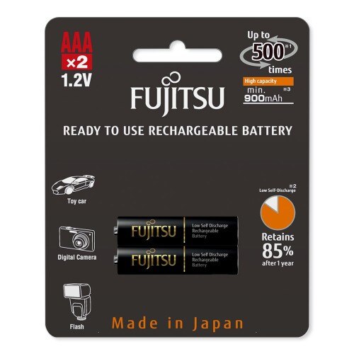 Acumulatori Profesionali AAA / R03 / 900 mAh - Fujitsu / 2buc