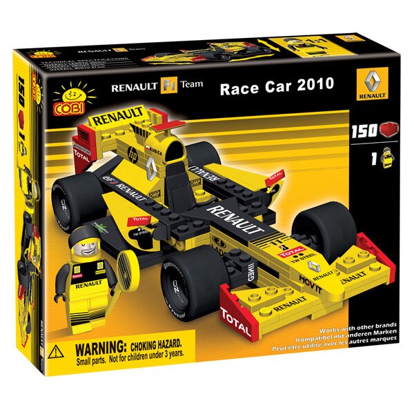 Jucarie de construit Bolid Formula 1 Renault, 150 piese - Cobi