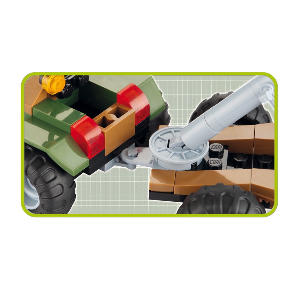 Set de construit ATV cu mortier - Cobi