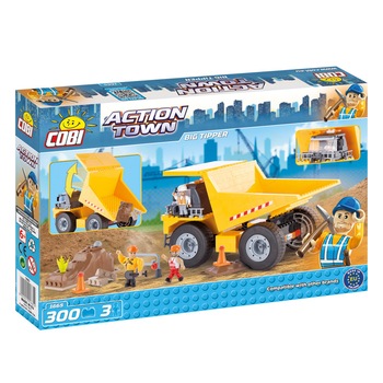 Jucarie de construit Camion basculant greu, 300 piese - Cobi Jucarie de construit Camion basculant greu, 300 piese - Cobi