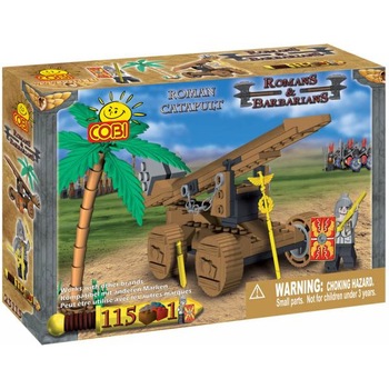 Jucarie de construit Catapulta romana, Romani si Barbari, 115 piese - Cobi Jucarie de construit Catapulta romana, Romani si Barbari, 115 piese - Cobi