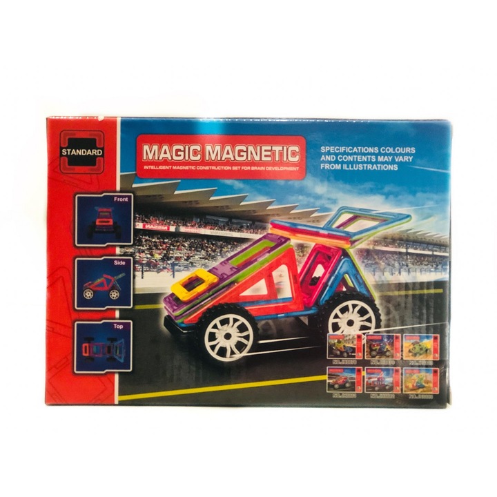 Joc magnetic 24 piese - Masina