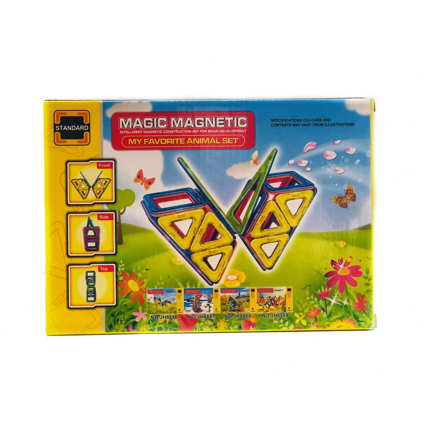 Joc magnetic 18 piese - Fluture