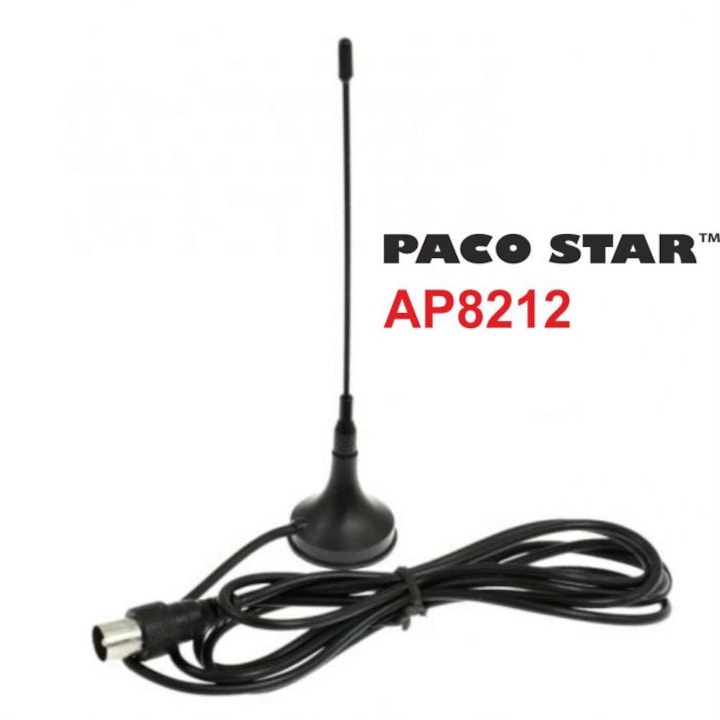 DVB-T Цифрова ефирна антена вътрешна с магнит PACO STAR AP8212