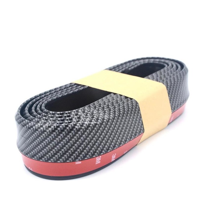 Spoiler Lip Carub lökhárítókhoz és küszöbökhöz univerzális 5,5 cm szürke