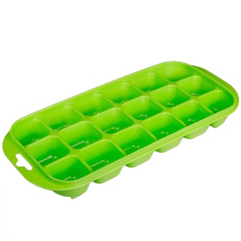 Forme pentru gheata, Zola, verde, din plastic, 18 compartimente Forme pentru gheata, Zola, verde, din plastic, 18 compartimente