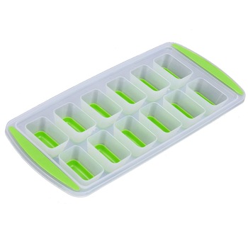 Forme pentru gheata, Zola, verde/transparent, 12 compartimente Forme pentru gheata, Zola, verde/transparent, 12 compartimente