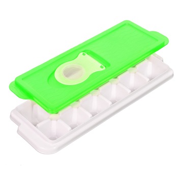 Forme pentru gheata, Zola, verde, cu capac, 12 compartimente Forme pentru gheata, Zola, verde, cu capac, 12 compartimente