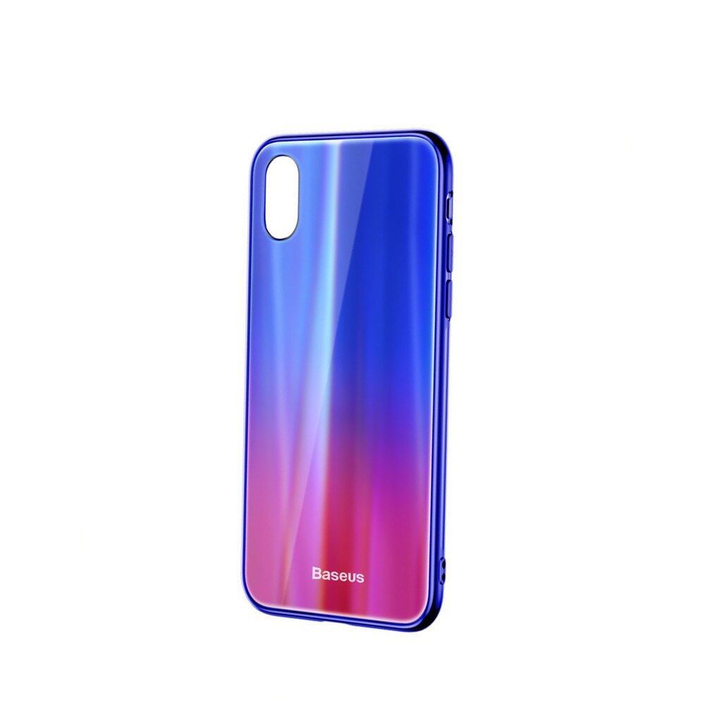 Husa telefon tip capac, Baseus Glitter, pentru Samsung Galaxy S9 Plus G965, albastru