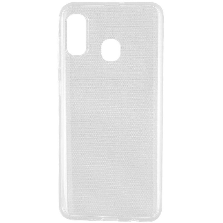 Husa de protectie Lemontti pentru Samsung Galaxy A30, Silicon Silky, Clear
