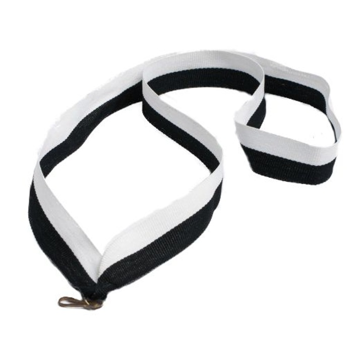 Panglica Alb-Negru pentru medalii