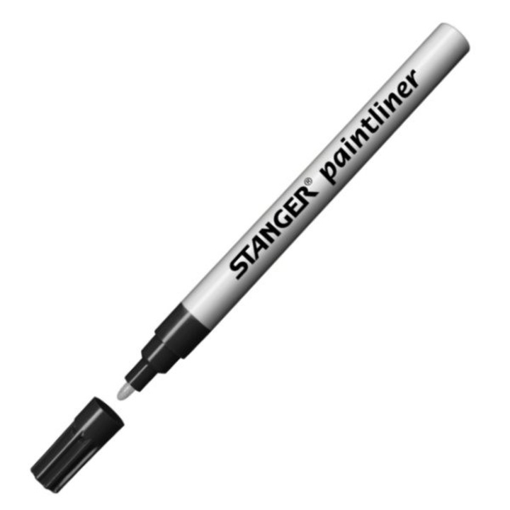 Маркер за боя Stanger 1-2 мм - сребрист