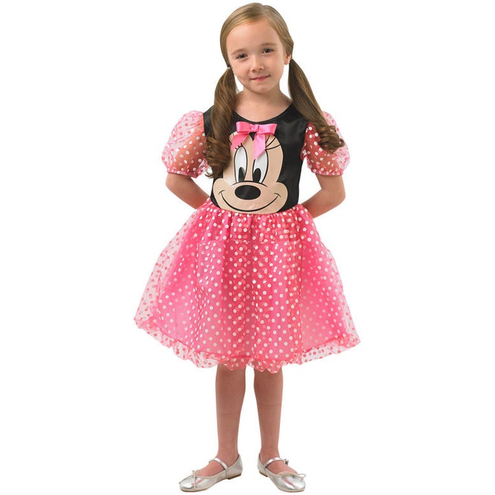 Costum Disney Minnie Mouse Roz 130 cm (6-7 ani)