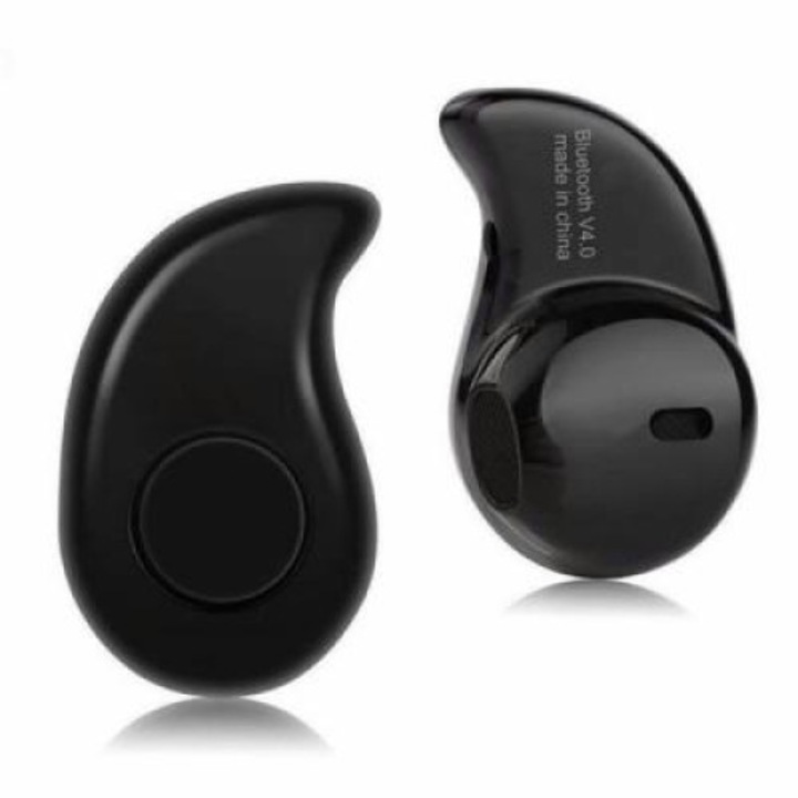 Mini casca Bluetooth , 10 m design picatura In ear, Negru Reflection Vision