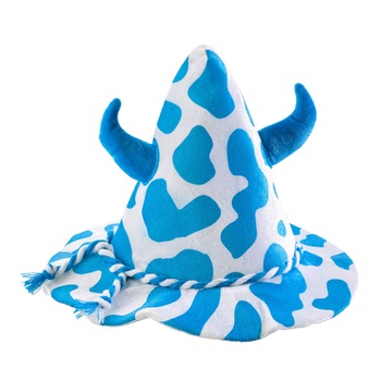 Palarie animal print cu coarne Palarie animal print cu coarne