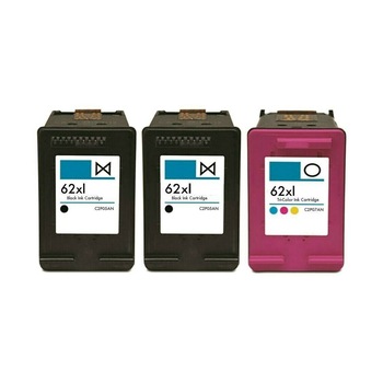 Set 3 Cartuse 62XL 2BK/1COLOR Compatibile Cu HP Envy 5540 e-All-in-One 5540 / 5542 /5544 / 5545/5547/ 5548/ 5600/ 5640 /5642/ 5643 /5644 / 5646/5660 / 5665 / 7600 / 7640 / Envy 7645 OfficeJet 200 / 5740 / 5740 / 5742 / 5745 / 8000 / 8040 / 8045 Set 3 Cartuse 62XL 2BK/1COLOR Compatibile Cu HP Envy 5540 e-All-in-One 5540 / 5542 /5544 / 5545/5547/ 5548/ 5600/ 5640 /5642/ 5643 /5644 / 5646/5660 / 5665 / 7600 / 7640 / Envy 7645 OfficeJet 200 / 5740 / 5740 / 5742 / 5745 / 8000 / 8040 / 8045
