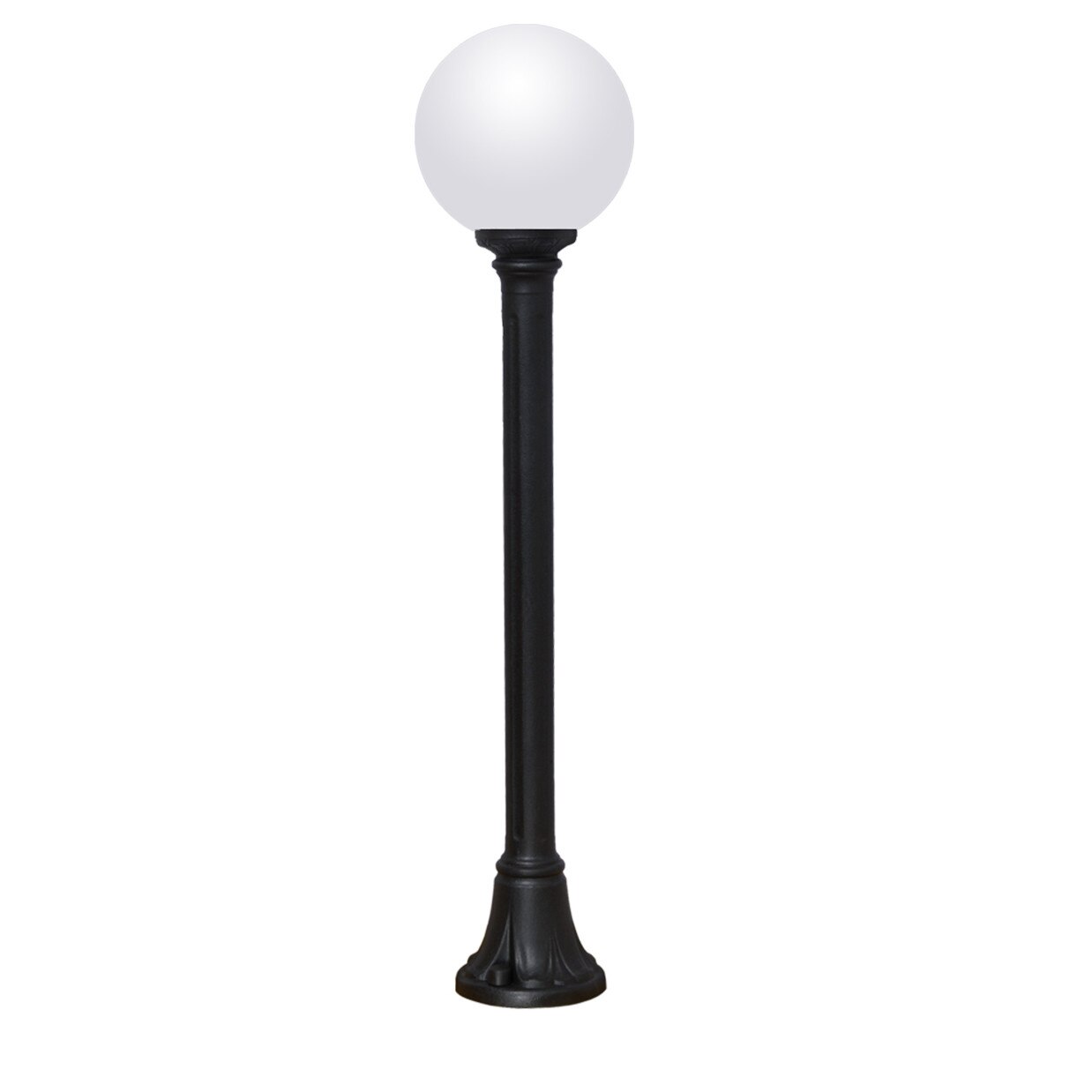 Fumagalli Stalp Mizar cu glob alb 30cm