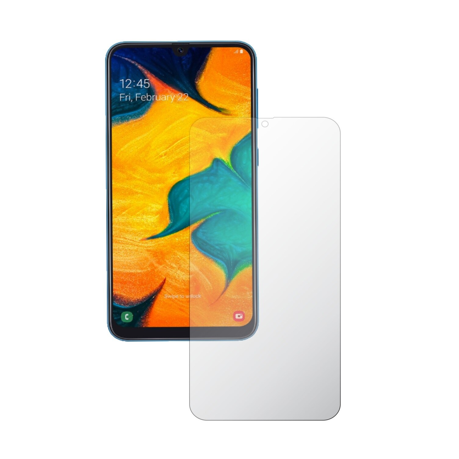 Folie Protectie Ecran Invisible Skinz UHD AutoRegeneranta pentru Samsung Galaxy A30 - Folie Siliconica Ultra-Clear cu Acoperire Totala, Edge to Edge Full Display Cover, Adeziva si Foarte Flexibila
