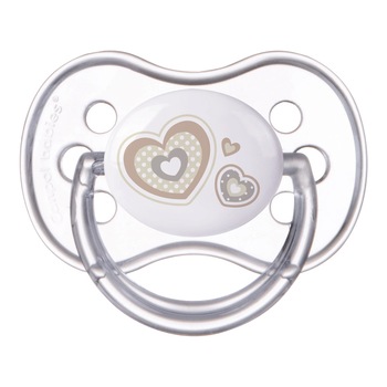 Suzeta „Newborn Baby“ cu tetina simetrica silicon, Canpol babies®, fara BPA, 6-18 luni, bej Suzeta „Newborn Baby“ cu tetina simetrica silicon, Canpol babies®, fara BPA, 6-18 luni, bej