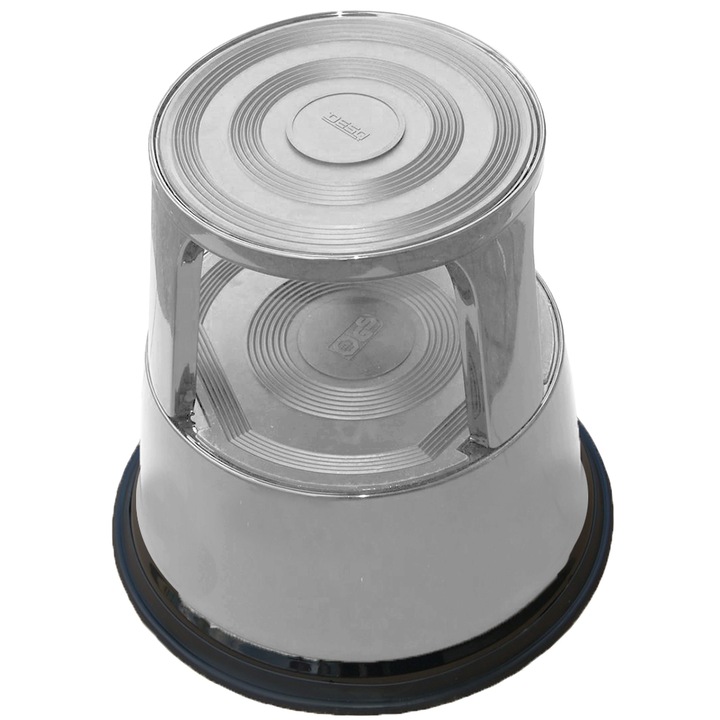 Taburet plastic pentru dulapuri inalte, DESQ, gri deschis