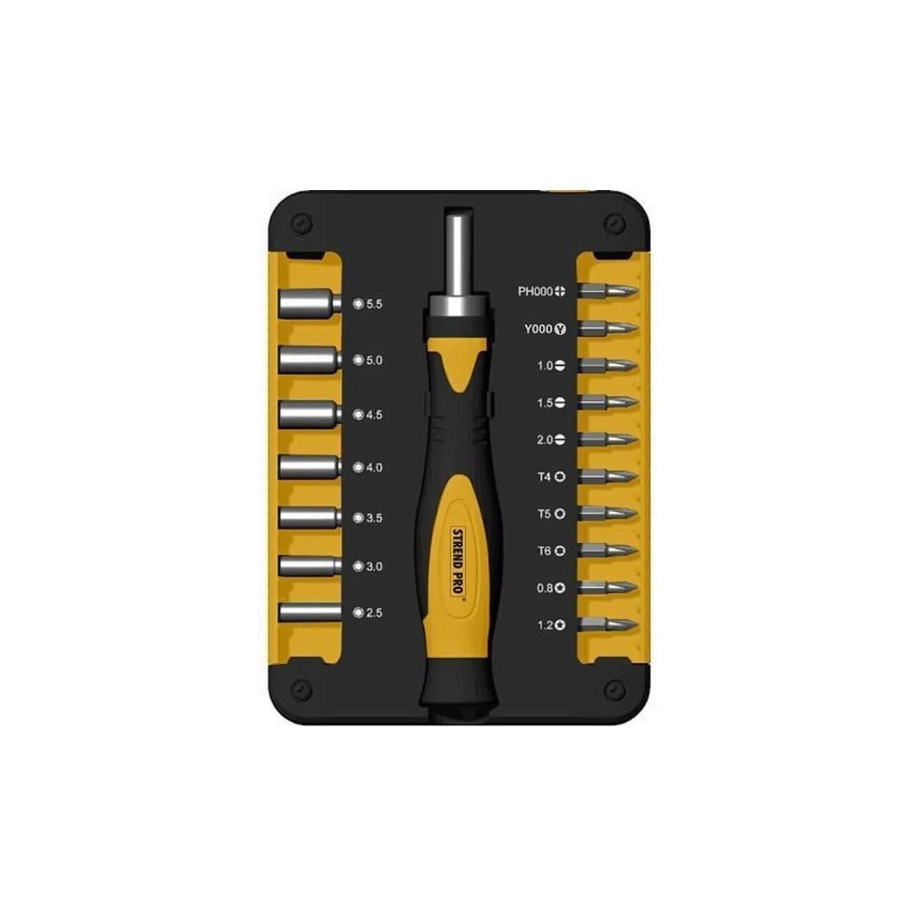 Set capete biti Strend Pro WT536, 18 piese, antrenor, tubulare