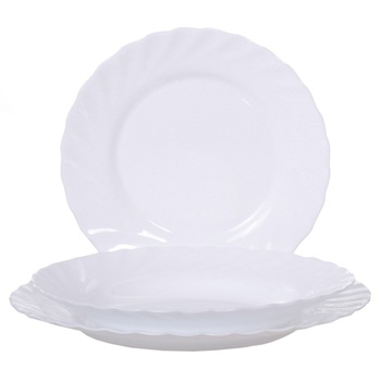 Serviciu de masa Eljado, opal alb rotund, 18 piese Serviciu de masa Eljado, opal alb rotund, 18 piese