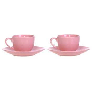 Set 4 piese cafea Eljado, ambalaj cadou, roz Set 4 piese cafea Eljado, ambalaj cadou, roz