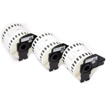 Set 3 Banda/Rola etichete Alb 62mmX30.48 Compatibile Pentru BROTHER DK22205 P-Touch QL1000 1050 1060,560,570,580,650,720 Set 3 Banda/Rola etichete Alb 62mmX30.48 Compatibile Pentru BROTHER DK22205 P-Touch QL1000 1050 1060,560,570,580,650,720