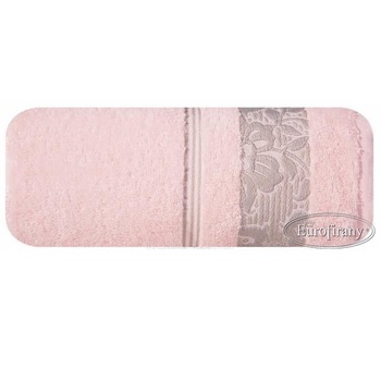 Prosop baie SYLWIA, Eurofirany, 70x140, 100% bumbac, roz deschis Prosop baie SYLWIA, Eurofirany, 70x140, 100% bumbac, roz deschis