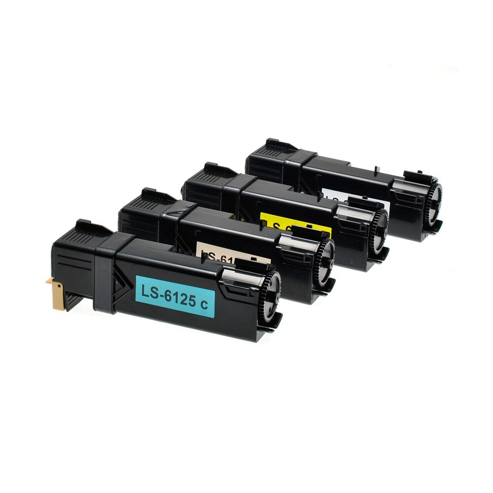 Set 4 Cartuse BK/C/M/Y 5000 Pag Compatibile cu Xerox Phaser 6125, 6125 N. 2K-106R01331/2/3/4