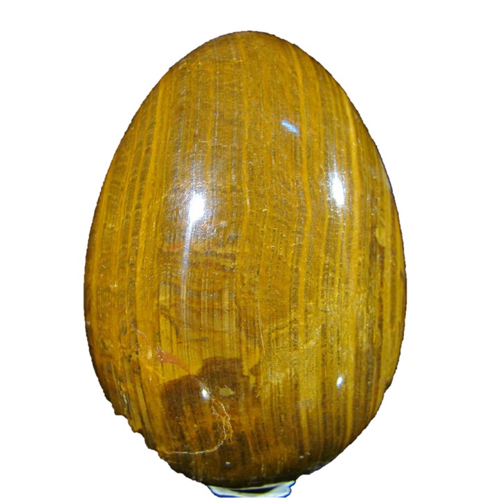 Яйце от полускъпоценни камъни Minerals Rainbow, Оникс 7,2/5,1 см