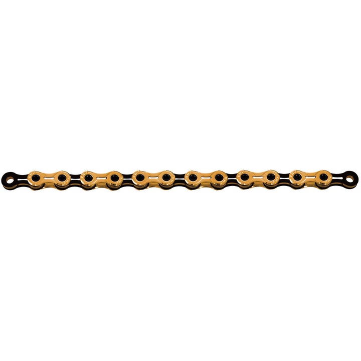 Верига 11v KMC X11SL Ti-N Gold/Black